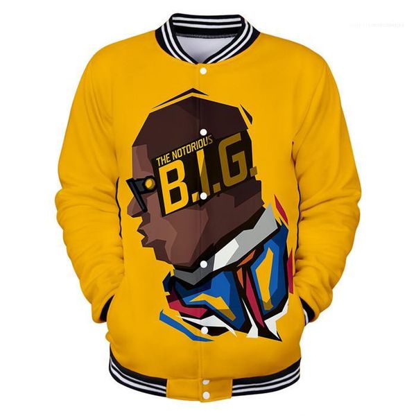 

хип-хоп homme одежда мода стиль повседневной одежда biggie мужской осень desinger кардиган толстовка crew neck с длинным рукавом 3d печать, Black