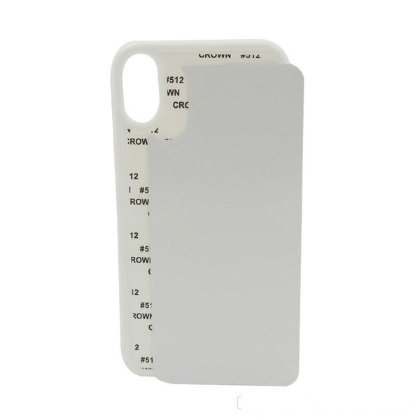 

diy design soft silicone rubber case for iphone x 8 8 plus tpu pc blank 2d sublimation case with metal inserts