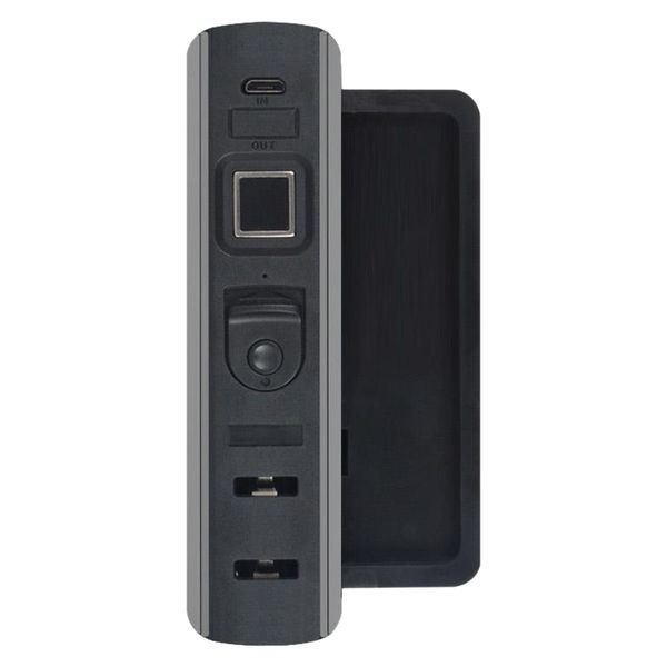 

embedded luggages keyless black security smart suitcase abs fingerprint lock