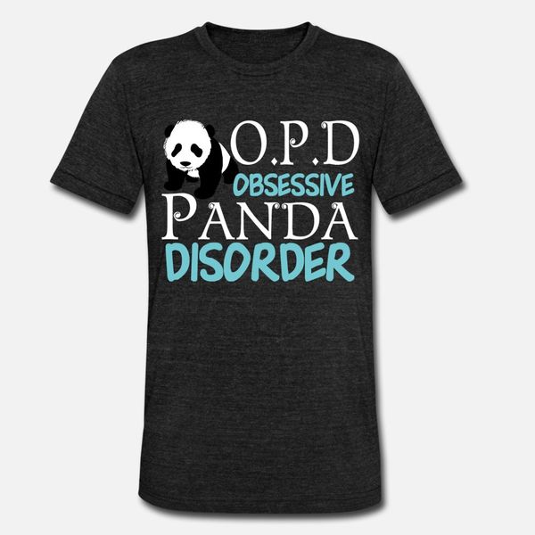 

навязчивый panda disorder t shirt мужчина проектирование с коротким рукавом размер s-3xl fit gift basic summer style leisure shirt