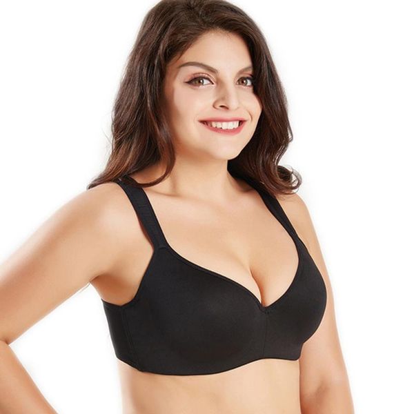 

women lager size push up bra support underwire brassiere lingerie bh plus size bralette cup a b c d dd e, Red;black