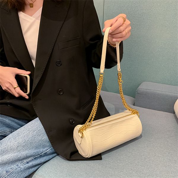 

crocodile pattern pen holder armpit bag 2020 new women's bag oblique shoulder single chain bags women handbags