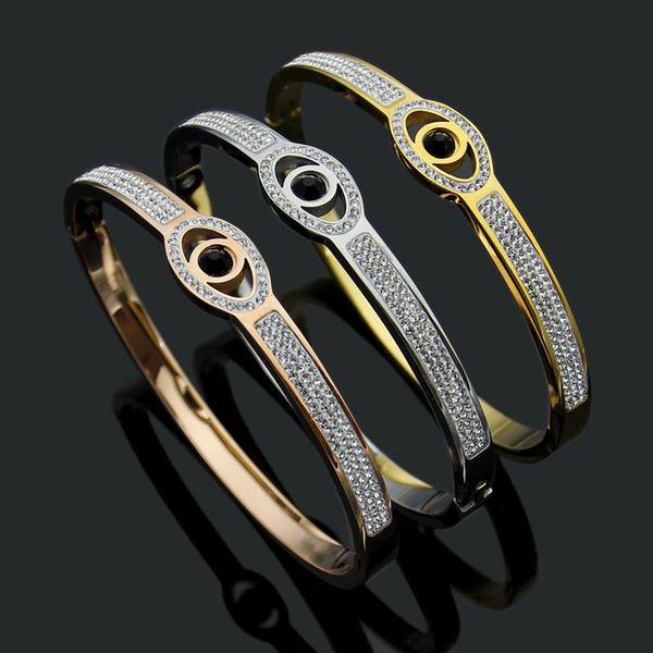 

2020 дизайнер фабрики оптовые взрывы глаза грязи алмаз браслет дамы продающие полный бриллиантовый браслет, Black