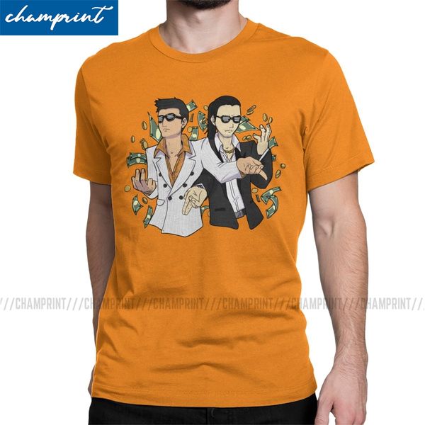 

make it rain yakuza t shirt for men vintage t-shirt o neck japan dragon gangster videogame tees short sleeve clothing gift idea