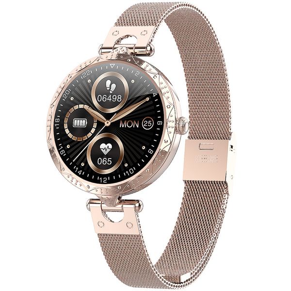 

fashion ak22 smart watch women ip68 waterproof heart rate blood pressure monitor smartwatch gift for ladies watch bracelet