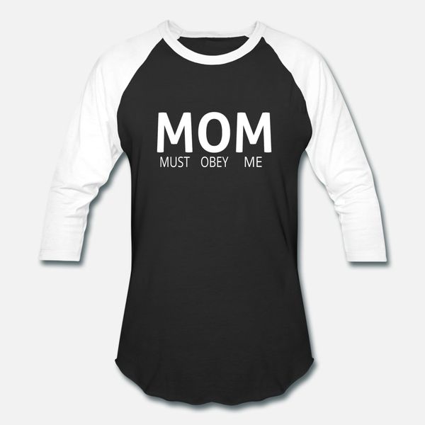 

mom must obey me t shirt men customize short sleeve round neck cool graphic comical summer leisure shirt