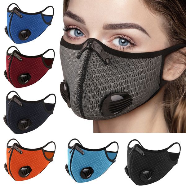 

11 colors dust-proof anti-smog activated carbon cycling face mask outdoor sports windproof warm bicycle mountain bike riding washable masks