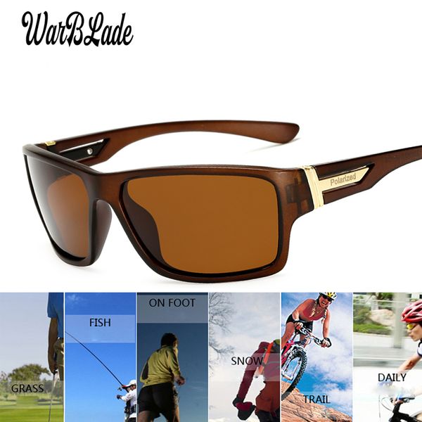 

warblade 2020 new sunglasses brand promote polarized sunglasses men glasses polaroid lens gafas de sol uv400 points, White;black