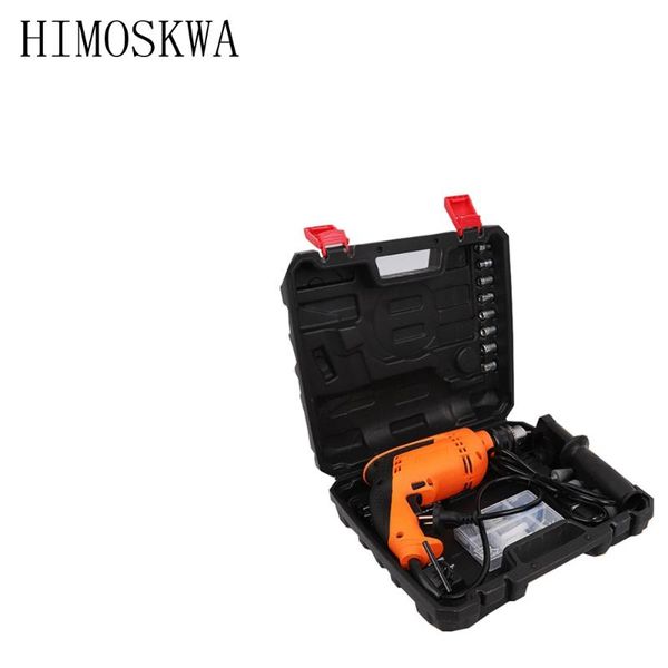 

himoskwa 220v 650w 50/60hz percussion drill multifunction portable household tools