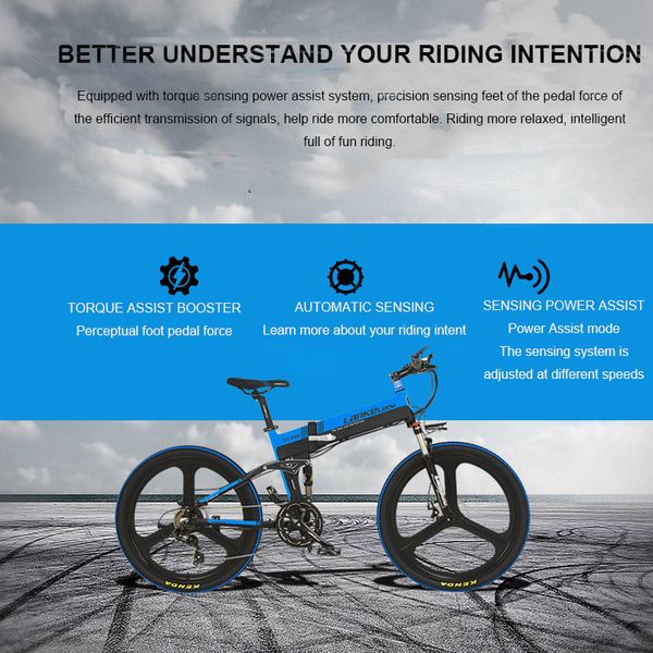 

26inch fold ebike 48v electric mountain bicycle 240w high speed motor 25km/h max-speed electric bike double shock pas rang 80km, Silver;blue