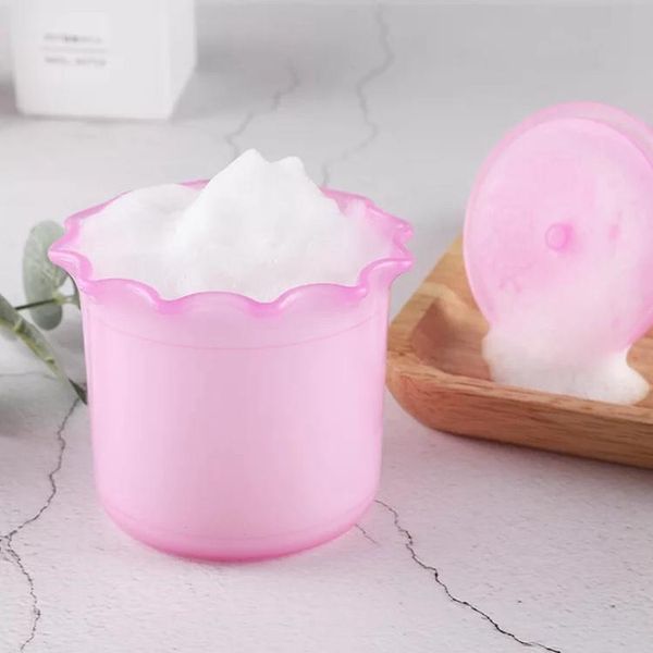 

2021 foam cup beauty facial cleaning foam bubble maker cup whipped bottle tool cleanser foam cup