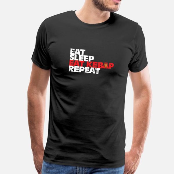 

doner gift birthday christmas eat t shirt men character short sleeve round neck basic solid gift funny casual summer formal shirt