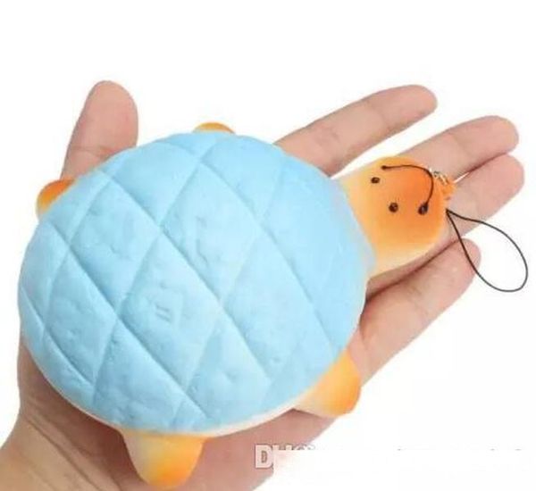 

13cm kawaii turtle tortoise slow rising squishy toys squeeze jumbo stress reliever phone straps kids gift in stock