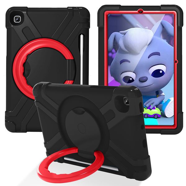 

kids safe shockproof case for samsung galaxy tab s6 lite cover p615/p610 eva case with rotatable stand