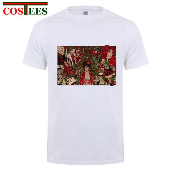 

2018 fashion stranger things print funny fitness men t-shirts 3d character design mens t shirts summer hipster homme tshirt