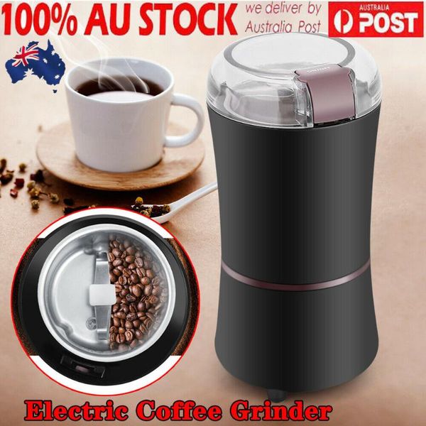 

400w 220v electric coffee grinder kitchen beans spices nuts pepper grinding machine spice nuts herbs french coffee maker machine