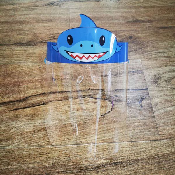 

US Stock!Kids Children Full Face Shield Glass Anti-Fog Clear Protection Mask Cartoon Full Facial Cover With Glass Party Masks FY8107
