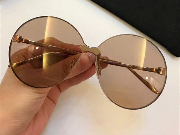 

luxury 0353 designer sunglasses for women fashion sunglasses wrap sunglass frameless coating mirror lens carbon fiber legs summer style, White;black