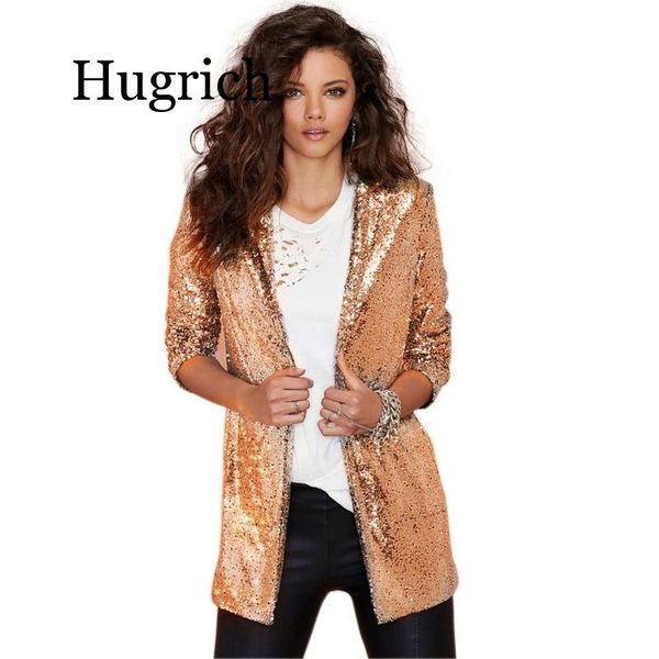 

2020 sequin blazers jacket gold bling silver black women long sleeve elegant suit coat night club glitter shiny punk outwear, White;black
