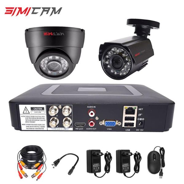 

systems security camera system cctv kit dvr cameras hd 4ch 1080n 5in1 2pcs 720p/1080p ahd 2mp p2p video surveillance set