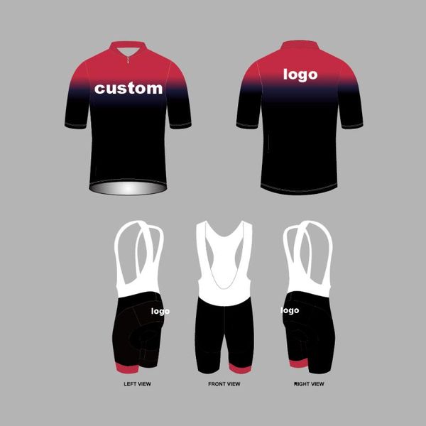 

custom cycling men breathable bicycle clothes team racing cycling kit summer dress women, Black;blue