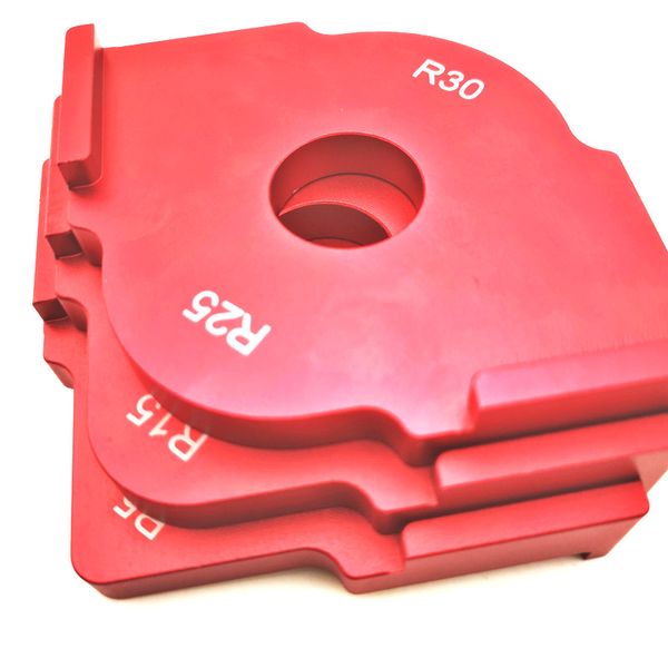 

1set wood panel radius quick-jig router table bits jig corner templates kit