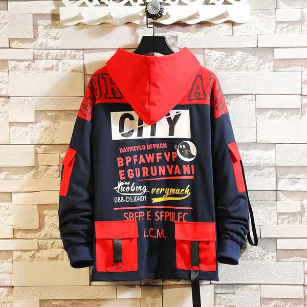 

fashion men hip hop skateboard harajuku long sleeve pullover oversized black hoodies sweatshirt 2020 spring autumn clothes