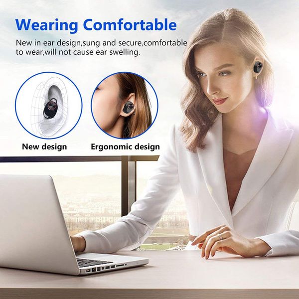 

wireless earbuds mini bluetooth 4.2 twins stereo earphone in-ear headset