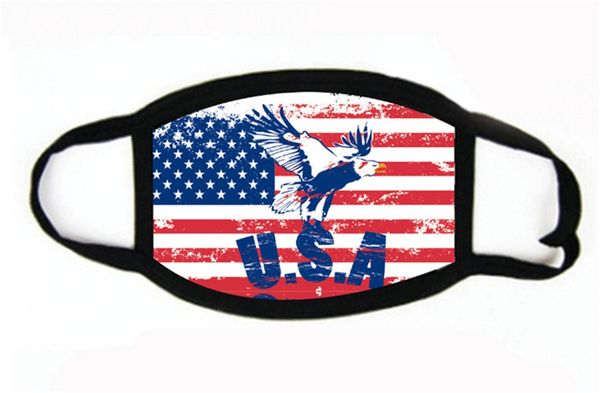 

fashion usa flags designer washablecloth masks protection anti dust protective face masks#793, Black