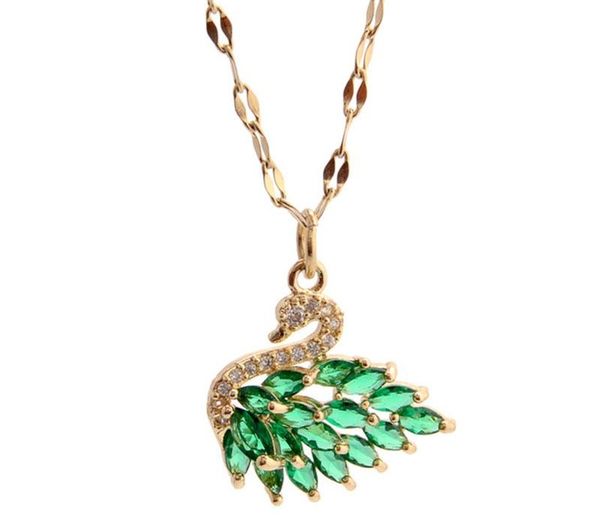 

rose gold necklaces for womens black pendant zircon necklace stainless steel fashion simple necklace jewelry on the88, Silver