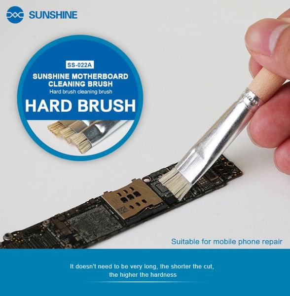 

sunshine ss-022 rework esd anti static dust brush for mobile phone tablet pcb bga repair soldering clean tool for
