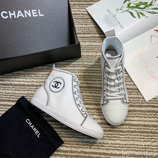 

2020 ladies casual high-shoes, comfortable and versatile sneakers, high-quality women's shoesaa, Red;white