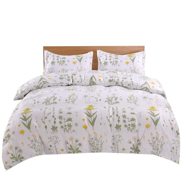 

bedding sets yellow set twin double  king duvet cover microfiber bed linen el quilt