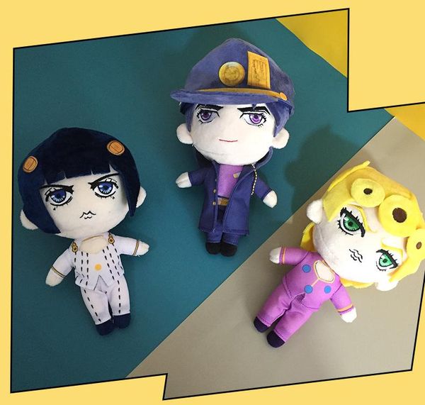 

22см bizarre adventure амин плюшевые игрушки narancia миста buccellati abbacchio fugo soft фаршированные куклы поклонники коллекционные пода