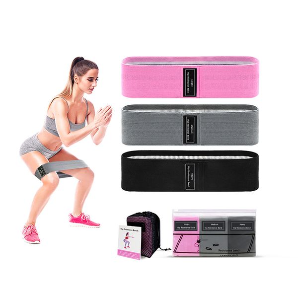 

resistance bands fitness 3-piece set expander rubber elastic band high elasticity for muscle training