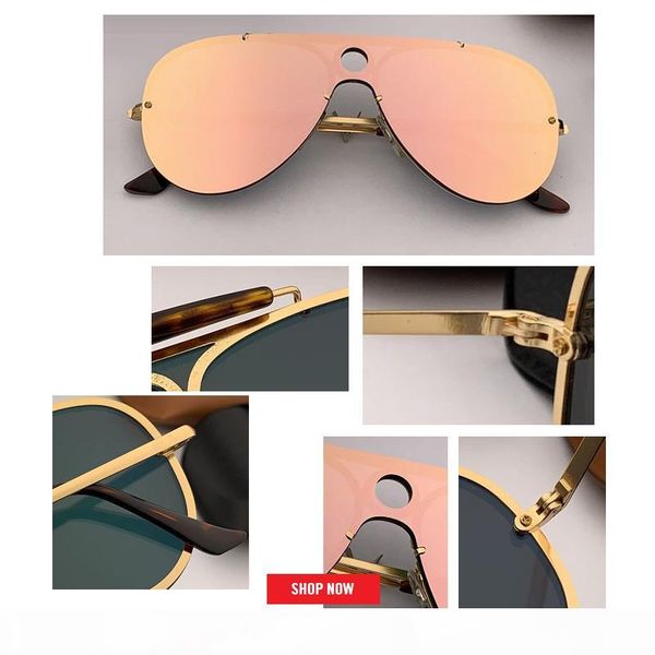 

sale aviation metail frame quality oversized blaze sunglass men sunglasses uv400 brand design flash pilot male sun glasses driving gfas, White;black