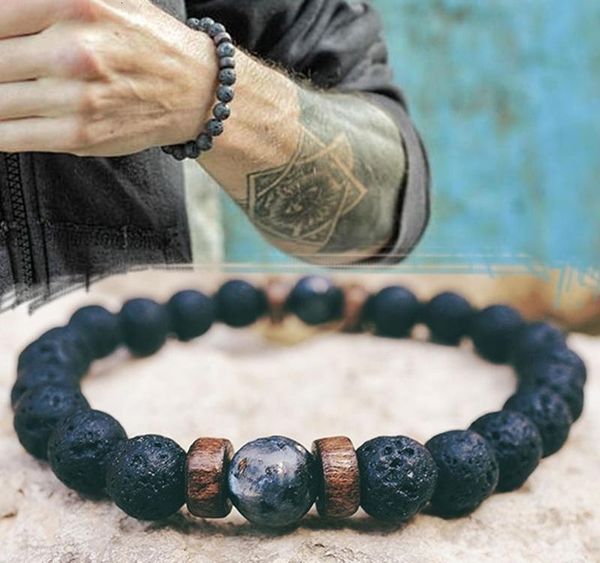 

men bracelet jewelry natural moonstone bead tibetan buddha bracelet chakra lava stone bracelets bangle for men drop002, Golden;silver