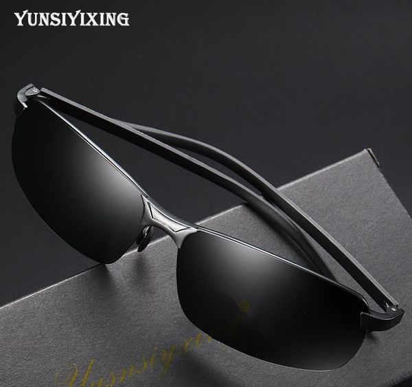 

yunsiyixing алюминиевые магний солнцезащитные очки gentleman поляризованные объектив vintage очки uv400 на открытом воздухе вождения вспышки, White;black