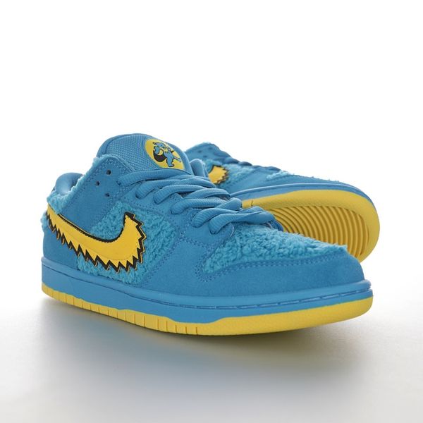 

nÃ¬ke sb dÃ¹nk low grateful dead five bears pack green orange yellow blue pink luxury skateboard shoes men women fashion sneakers boots, Black