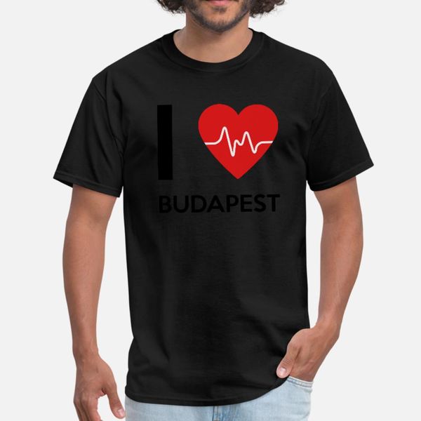

i love budapest t shirt men printed cotton s-3xl original fitness basic summer outfit shirt