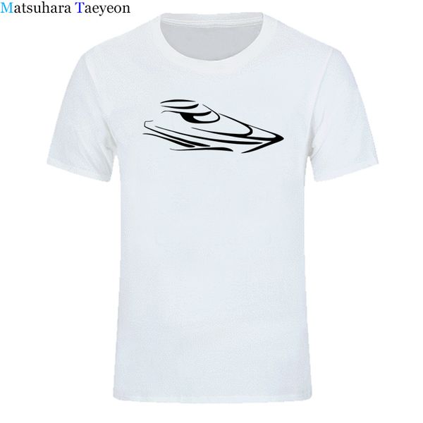 

t-shirt brand men short sleeve speed boat decor funny o-neck tshirt printing t shirts cotton t shirt for clothing