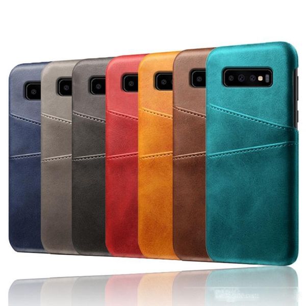 

premium leather phone case for samsung galaxy s10 lite s10 s10 plus slim protective cover for iphone xs 7 plus with card slot