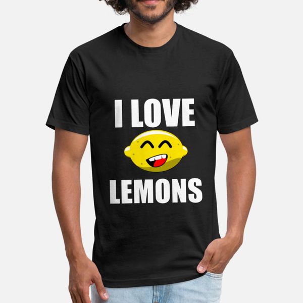 

i love лимоны t shirt мужчины настройка с коротким рукавом размер евро s-3xl прохладный симпатичные комфортное лето стиль письмо рубашку