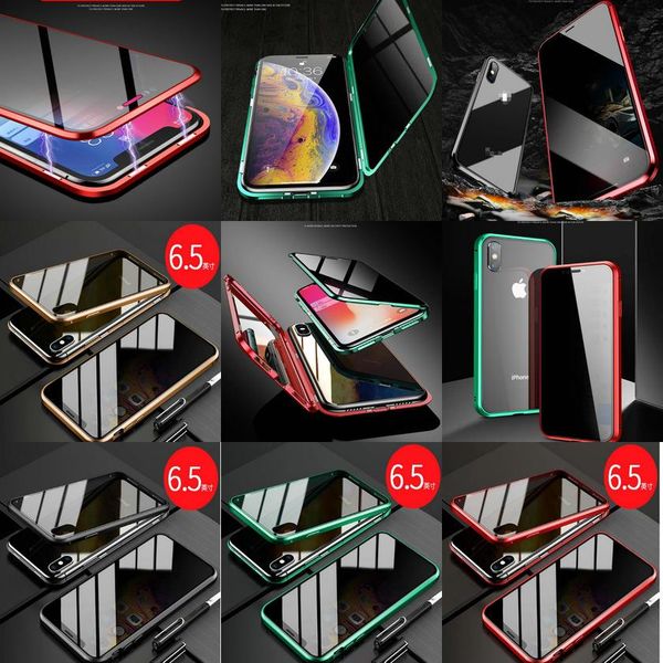 

anti-подглядывание 8 случаев fundas 7 plus xs 11 max закаленного pro luxury glass magnetic case-11 обложка для iphone iphone кок 12 qpdwg hw