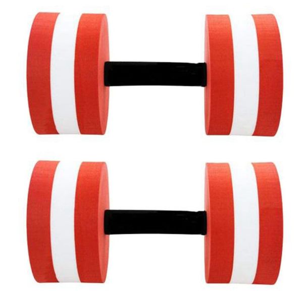 

2 pcs floating water dumbbell eva floating dumbbell durable fashion barbell suitable for ladies and men aerobics workout