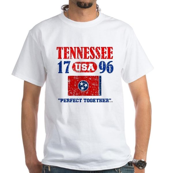 

горячая продажа мужчины футболка мода tennessee сша 1796 государственность