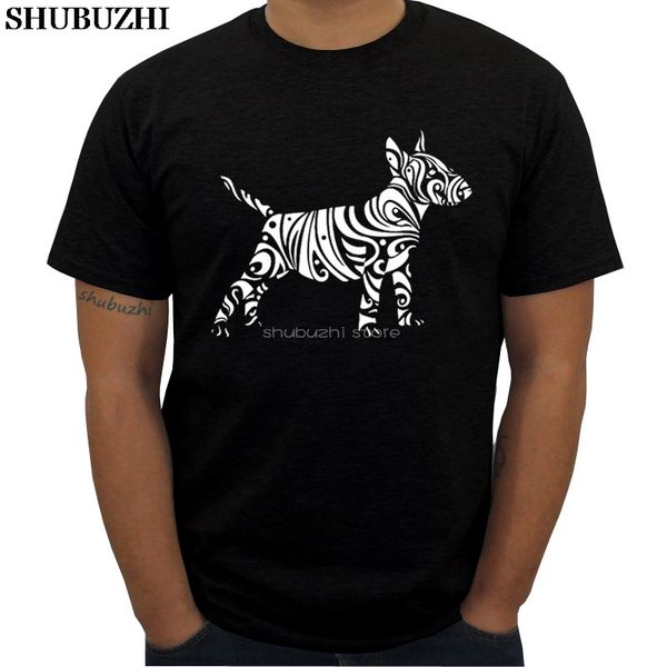 

bull terrier shubuzhi men t-shirt cotton summer luxury brand o-neck t shirt casual tees and big size homme sbz5676