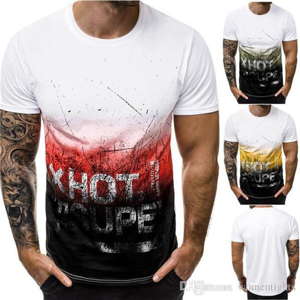 

tshirts 3d printed short sleeved shirts skinny mens casual graffiti male clothing summer mens designer, White;black
