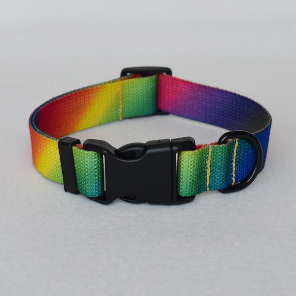 

iridescence customized printed pet collar nylon dog collar personalized engraved puppy id name dog personalized