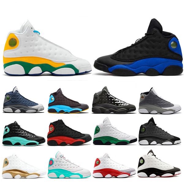 

2020 new hyper royal playground 13 flint men basketball shoes bred chicago island lucky green 13s dmp women mens trainers sports sneakers